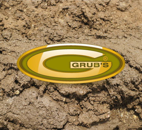 Grubs International logo Designed by dznstudios